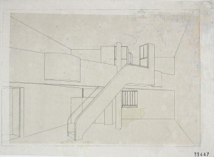 Perspective intérieure -Maison Des Artisans - LeCorbusier